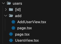 New Page Structure